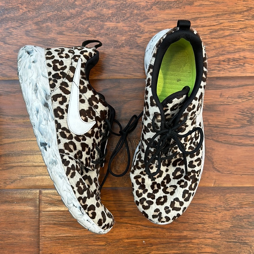 Rare Nike ID leopard print sneakers